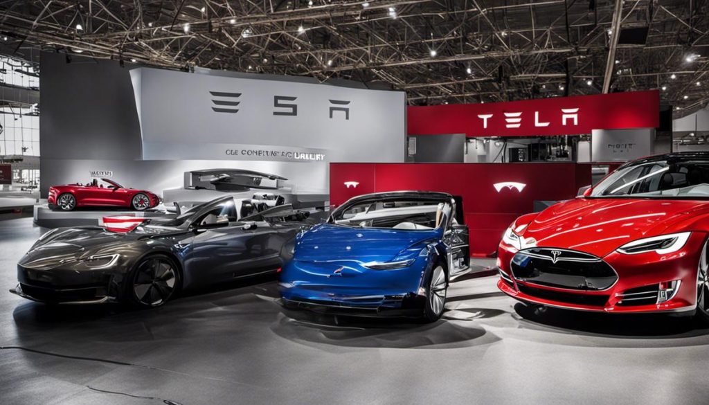 An image showing the comparison of battery weight between Tesla and other automakers.
